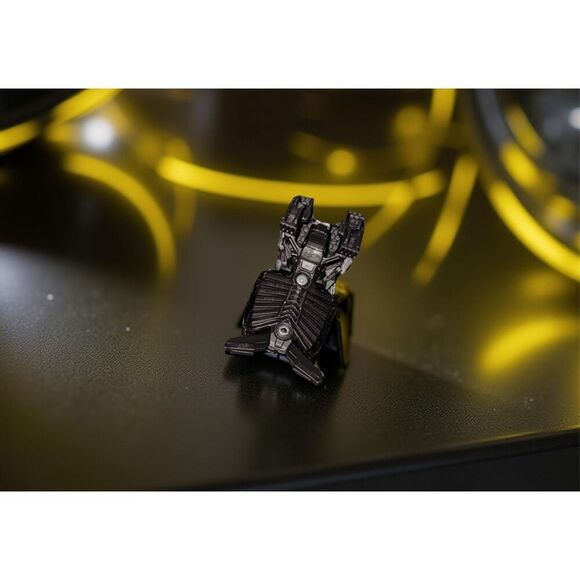 Hot Wheels Mattell DC Comics The Bat Diecast Black Bat Jet Airplane - Picture 3 of 6